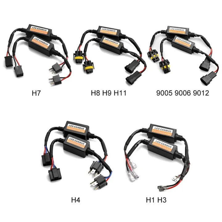 H1/H3/H4/H7/H8/H9/H11%20Automotive%20LED%20Canbus%20Load%20Resistor%20Controller%20Fault%20Eliminator%20LED%20Decoder%20Light%20Error%20Free%2012V%20Resistor%20-%20Image%206