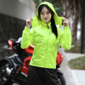 WOSAWE Waterproof Rain Coat Women Raincoat Zipper Hooded Reflective Raincoat Motorcycle Rainwear Electric Bike Fishing Rain Gear. 