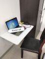 Wall Mounted Desk Laptop Stand, Folding Laptop Table Heavy Duty Fold for Home Study Bookshelf. 