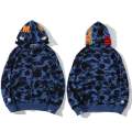 Summer Tide Baps Shark Zipper Unisex Hoodie. 