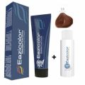 Eazicolor Professional Hair Color Tube And developer Color Shade 5.6 Light red brown- 60 ml Excellent Quality. 