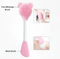 2 pcs Double Head Facial Mask Brush Silicone Applicator. 