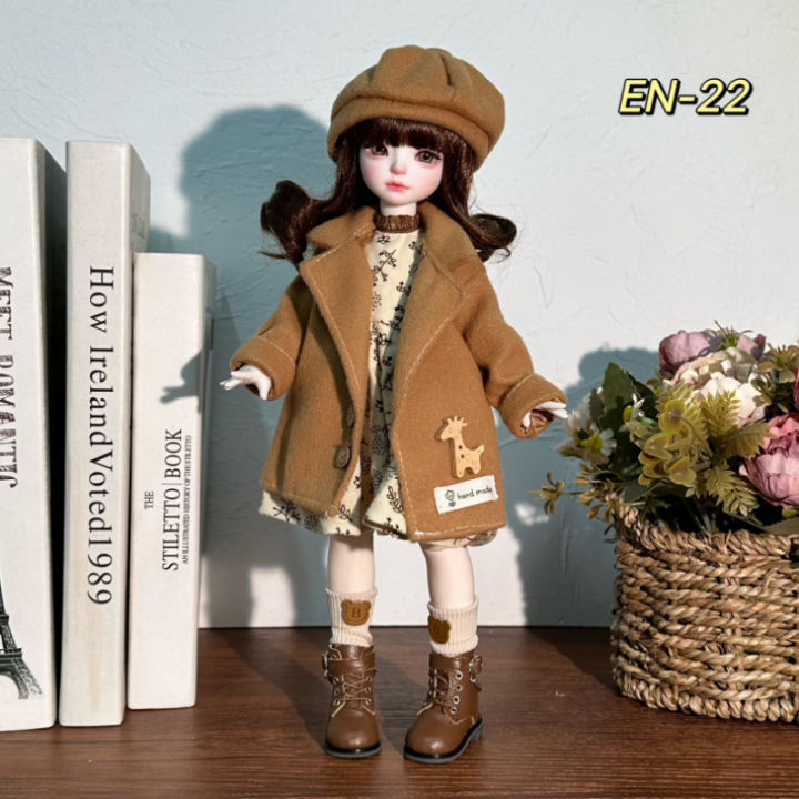 Fashion%20Casual%20Suit%2030cm%20BJD%20Doll%20Clothes%20for%20Girls%20Dress%20Up%20Accessories%20%201/6%20Scale%20Doll%20Outfit%20-%20Image%203