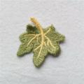 20Pcs 6cm Maple Leaf Flower Embroidery Appliques Handmade DIY Sewing Supplies Patches Headwear Clothing Decoration Whohlesale. 