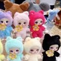 Th Liila lucky cat v.2 The newest 1-Dip Cat keychain doll/baby three Fairytale Kindergarten 100%. 