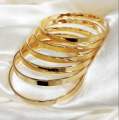 Imported China Bangles Set Women Bracelet Gold Plated. 