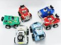 Toys Pull Back Vehicles Car Toy Play Set Friction Powered 6 pis. 