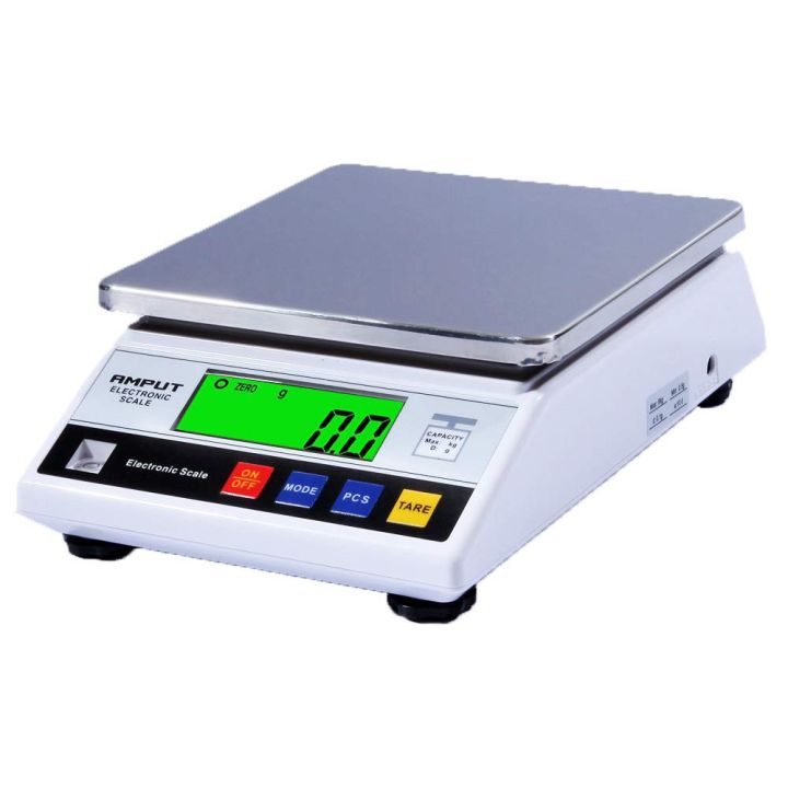 High Precision weight scale 5kg x 0.1g Lab Scale for kitchen, home use & labs by AMPUT