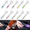 New Static Rod Electrostatic Discharger Portable Anti-Static Keychain Winter Dry Climate Static Eliminator Zinc Alloy Key Ring.