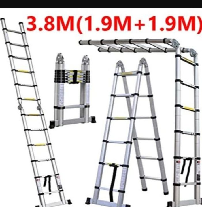 Ladder Aluminium  Ladder Telescopic Double Sided 150kg