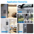 Smart Key Safe Box Fingerprint Storage Lock Key 6 Digital Password Code Waterproof Security Lockbox Works with OKLOK. 