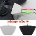 For Xbox 360 Converter Adapter 3.5mm Jack Microphone Earphone to 2.5mm Audio Adapter for Xbox 360 Headphone Adapter. 