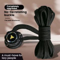 Rotating Button Shoelace Buckle Easy-To-Use Elastic Children's Lazy Automatic No-Tie Thick Rope No-Strap Fixator. 