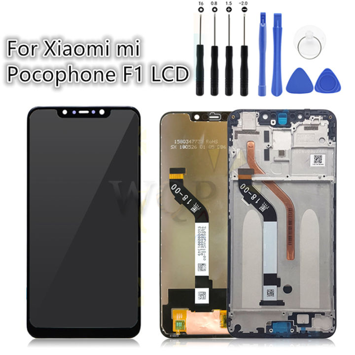 6.18" For Xiaomi Poco F1 LCD Touch Screen Replacement Digitizer Assembly For Mi Pocophone F1 Display Repair Parts