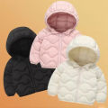 New Kids Down Jackets Autumn Winter Fashion Boys Girls Thin Warm Coats Baby Lightweight Down Cotton Coats Children Clothing. 
