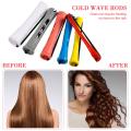72 Pieces Hair Perm Rods Set Short Plastic Perming Rod Cold Wave Rods 6 Sizes Hair Curling Rollers With 1 Piece Steel Hair Comb. 
