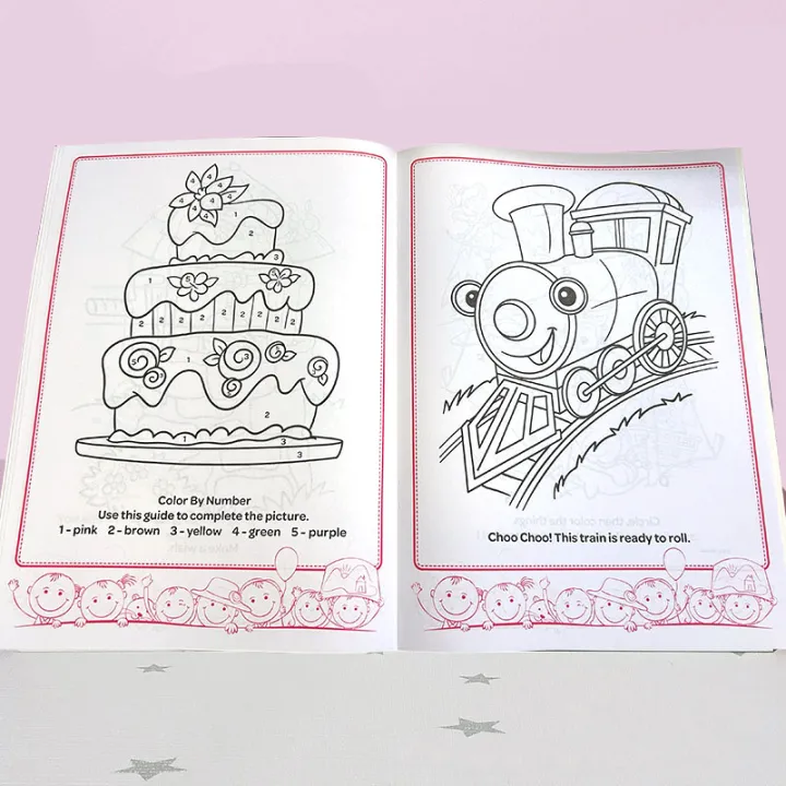 Thick%20and%20easy%20to%20tear%20paper%20coloring%20book%20suitable%20for%20kindergarten%20kids%20Enlightenment%20-%20Image%208