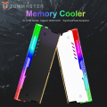 TUMMASTER PC ARGB RAM Memory Heatsink Cooler with Thermal Conductive Pad for Desktop Computer Memory DDR2/DDR3/DDR4/DDR5.