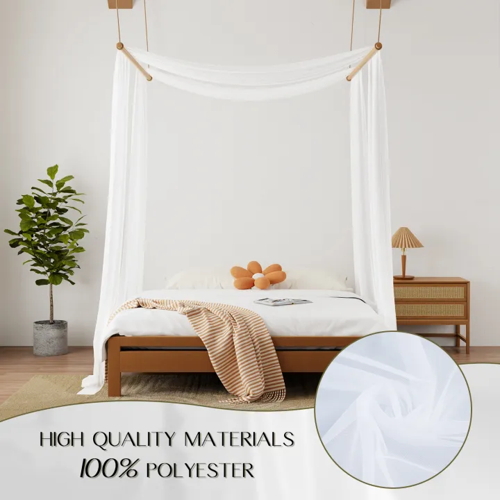 1Pcs%20Canopy%20Bed%20Curtains%20Canopy%20Curtains%20Black%20Sheer%20Scarf%20Luxury%20Bed%20Drapes%20for%20King%20Size%20Beds%20-%20Adults%20and%20Girls%20Room%20Decor%20-%20Image%202