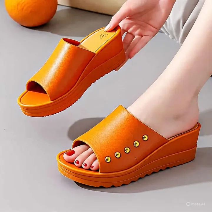 Medicated%20Wedge%20Sandals%20for%20Women%20Soft%20Slippers%20&%20Comfortable%20Wedge%20Sandals%20for%20Women%20-%20Image%204