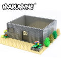 Marumine MOC Bricks 100PCS 1x4 House Wall Building Blocks Cube Parts Compatible with 15533 Construction Idea Accessories Parts. 