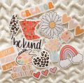 aesthetic stickers pack of 20 self adhesive tumbler stickers. 