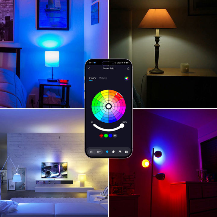MeeGoo%20Tuya%20Wifi/Bluetooth%20Smart%20Bulb%20Alexa%20Led%20Lamp%20E27%20RGB%20Smart%20Light%20Bulbs%20110V%20220V%20Smart%20Lamps%20For%20%20Assisatnt%20Smart%20lightify%20-%20Image%205