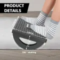 Portability Foot Rest Rocking Foot Rest for Under Desk At Work with Foot Massage Feet Under Desk Footrest for Pressure Relief. 