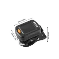Aroma Guitar Tuner AT-01A/101 Foldable Rotatable Clip-on Tuner High Sensitivity for Bass Ukulele Chromatic Guitar Accessories. 