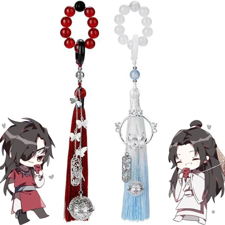 Anime Tian Guan Ci Fu Xie Lian Hua Cheng Cosplay Keychain Heaven Official’s Blessing Worry Beads Pendant Phone Chain Jewelry