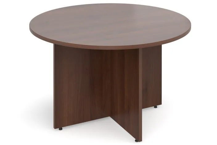 Round Reclaimed Pin Natural Finish Dining and Senter Table With cross ...
