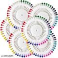 Hijab Pins Wheels 40 pieces Per Pack Pack of  12 colorful Pearl Head Pins Shawl Hijab Pins Scarf Pins Naqab pins. 