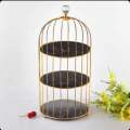 3 layer and 2 layer cage table tray for serving. 