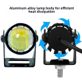 1PCS/2PCS 100W 30000LM Universal Motorcycle LED Headlight Dual Color ATV Scooter Driving Lamp Fog Light Auxiliary Spotlight Lamp. 