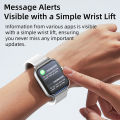 Smart Watch for Android iOS Ultra Low Power Bluetooth Calling Fitness Tracker Music Control Voice Assistant Metal Body Sports. 