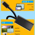 USB C To HDMI-Compatible Adapter Cable Type C 4K USB 3.1 HDTV Converter Cable For Projector PC MacBook Pro Laptop Tablet HUAWEI. 