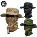 Musion Boonie Hat Balaclava Hat Suit Foldable Hat Sun Protection Fishing Cap Breathable Fisherman Outdoor Hunting Fishing Wide H.