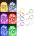 Led Copper Wire Fairy Lights String Button Battery Light DIY Waterproof Garland Christmas Wedding Decoration String Lights. 