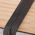 Monochrome Data Cable Protection Spring Flat Fruit Android Headphone Cable Protection Rope. 