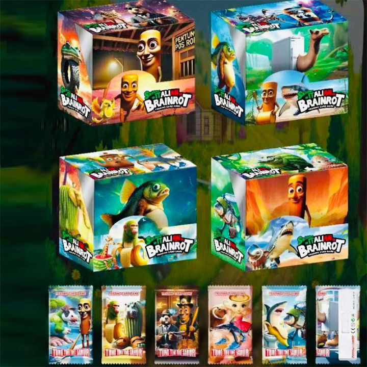 8/288Pcs%20Collection%20Cards%20Italian%20Brainrot%20Tungtungtung%20Sahur%20Tralalero%20Tralala-Children's%20Card%20Game%20Toy%20Trading%20Cards%20Gift%20-%20Image%207