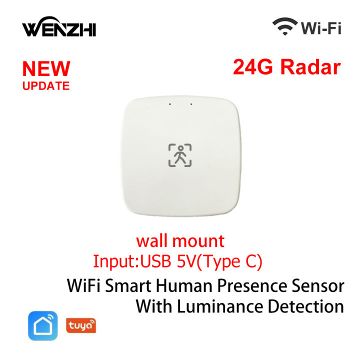 ZigBee%20Wifi%2024G%20MmWave%20Radar%20Human%20Presence%20Motion%20Sensor%20With%20Luminosity/Distance%20Detection%205/110/220V%20Tuya%20Smart%20Life%20Home%20DIY%20-%20Image%207