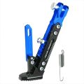 Motorbike Bicycle Adjustable Metal Foot Side Stand Motorcycle Kickstand Kick Bracket Supportor Parking Motorcycle Accessories. 
