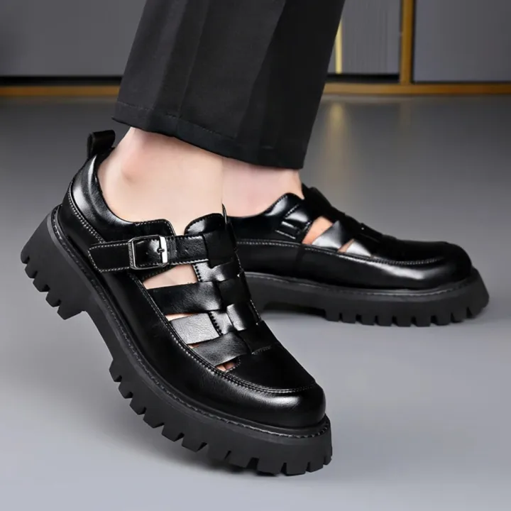 Men's%20Comfortable%20Sandals%202026%20New%20Summer%20Wear%20Leather%20High-end%20Brand%20Hollow%20Hole%20Height%20Increased%20By%205cm%20Sandal%20Shoes%20-%20Image%202