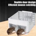 Humane Smart Double Door Rat Trap Steel No Kill Live Catch with Air Holes Mice Trap Effective Sanitary Safe Mouse Cage Traps. 