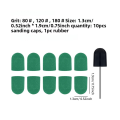 10Pcs Nail Art Grinding Bits Set, Sanding Caps with Rubber Drill Bit for Gel Polish Removal, Manicures and Pedicures. 