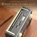 Retro Portable Multifunctional Radio USB Charging TF Card Player with AUX AM/FM/SW Bands for Family Gatherings And Outings. 