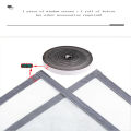 Summer, simple, grey, mosquito net with multiple sizes to choose from, adhesive 2cm tape, window screen, curtain mosquito net.