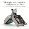 1pcs Nail Clippers Collapsible Portable Travel Fingernail Nail Scissors Cutter Stainless Steel Manicure Tools.