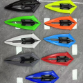 1 Pair Universal Motorcycle Winglet Aerodynamic Spoiler Dynamic Wing Decoration Sticker For Motorcycles E-bikes Scooters Etc. 