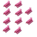 YUXI 10pc USB Dust Plug Charger Port Cover Cap USB Hole Plug USB Master Dust Cap Silicone Dustproof Protector Tablet PC Notebook.